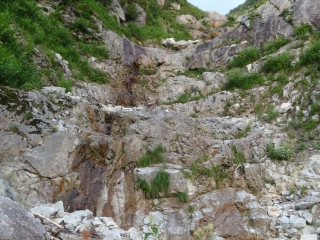 松高ルンゼ内の滝 その２