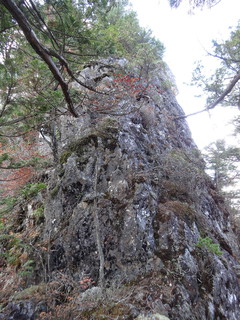 北稜３つ目の岩